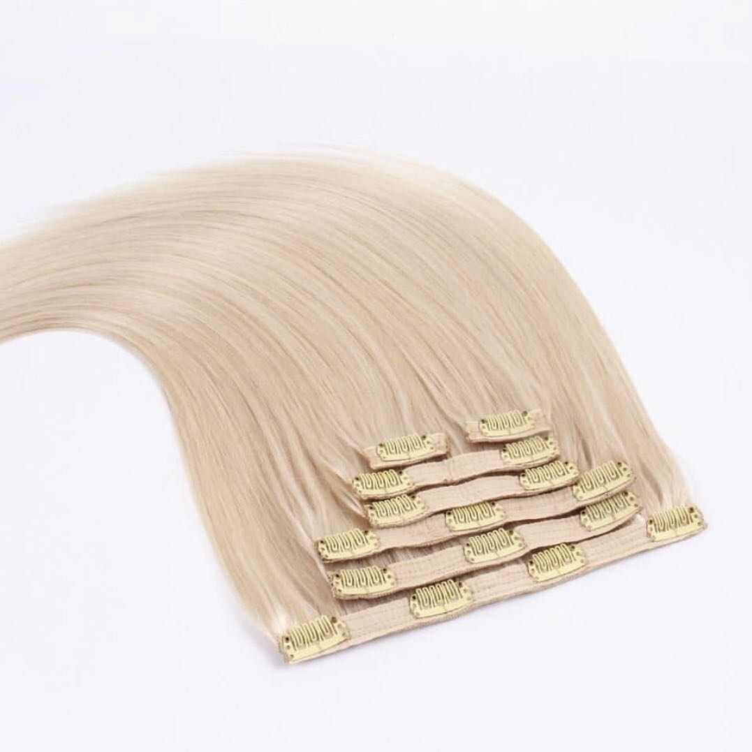 One Piece 120g Best Permanent Bonded 100 Remy Human Hair Extensions Clip In 