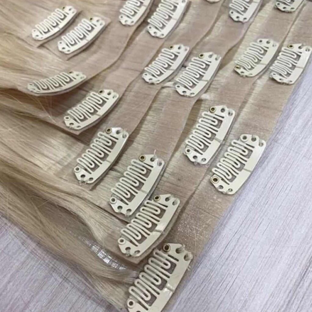One Piece 120g Best Permanent Bonded 100 Remy Human Hair Extensions Clip In 