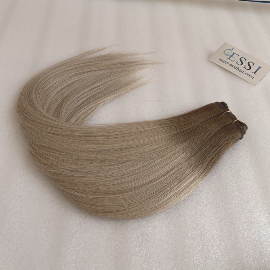  Removable Grey Weave aVirgin Remy Human Hair Blonde Human Hair Extensions