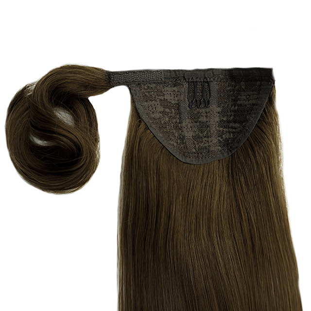 Qingdao Wave Essi Beauty 2020 Brazilian 100 Virgin Remy Ponytail Human Hair Extension Long Hair 